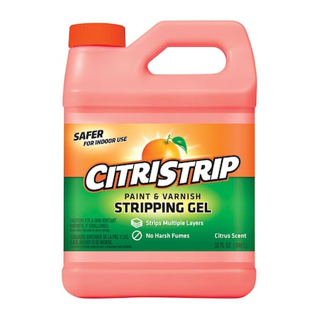 Citristrip QCG73801T 1 qt. Safer Paint &amp; Varnish Stripping Gel Remover CI4648